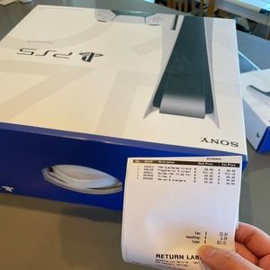 A brand new play station 5